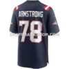 Mens Nike Bruce Armstrong Navy New England Patriots Game Retired Player Jersey Pi3994000
