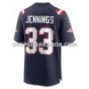 Mens Nike Anfernee Jennings Navy New England Patriots Team Game Jersey