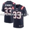 Mens Nike Anfernee Jennings Navy New England Patriots Team Game Jersey