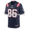 Mens Nike Efton Chism Iii Navy New England Patriots Team Game Jersey