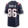 Mens Nike Efton Chism Iii Navy New England Patriots Team Game Jersey