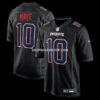 NFL22778bG04-52faa6 Mens Nike Drake Maye Carbon Black New England Patriots Fashion Game Jersey