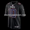 NFL22778bG05-eafc4c Mens Nike Drake Maye Carbon Black New England Patriots Fashion Game Jersey