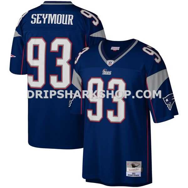 Mens Mitchell And Ness Richard Seymour Navy New England Patriots Legacy Replica Jersey Pi4393000