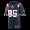 Mens Nike Hunter Henry Navy New England Patriots Team Game Jersey