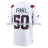 Mens Nike Mike Vrabel White New England Patriots Retired Player Game Jersey