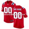 NFL22b126M01-44586f Mens Nike Red New England Patriots Alternate Custom Jersey Pi3911000