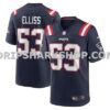 NFL22b465M01-1587dc Mens Nike Christian Elliss Navy New England Patriots Game Jersey