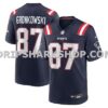 Mens Nike Rob Gronkowski Navy New England Patriots Team Retired Player Game Jersey