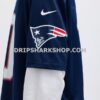 NFL22b85bG13-61d885 Mens Nike Drake Maye Navy New England Patriots Player Game Jersey