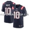 NFL22b85bM01-5eb2a1 Mens Nike Drake Maye Navy New England Patriots Player Game Jersey