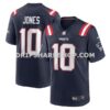 Mens Nike Mac Jones Navy New England Patriots Team Game Jersey Pi4301000