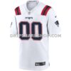 Mens Nike White New England Patriots Custom Game Jersey Pi3889000