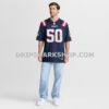 Mens Nike Mike Vrabel Navy New England Patriots Game Retired Player Jersey