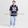 Mens Nike Treveyon Henderson Navy New England Patriots 2025 Nfl Draft Game Jersey