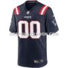 Mens Nike New England Patriots Navy Custom Game Jersey Pi3887000