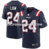 NFL22dc16M01-41bf0d Mens Nike Ty Law Navy New England Patriots Game Retired Player Jersey Pi3974000