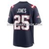 Mens Nike Marcus Jones Navy New England Patriots Game Player Jersey Pi5115000