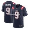 Mens Nike Kayshon Boutte Navy New England Patriots Game Jersey
