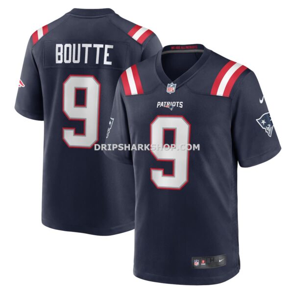 Mens Nike Kayshon Boutte Navy New England Patriots Game Jersey