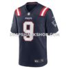 Mens Nike Kayshon Boutte Navy New England Patriots Game Jersey