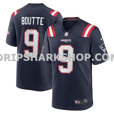Mens Nike Kayshon Boutte Navy New England Patriots Game Jersey