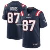 NFL22ed60G04-6a2a78 Mens Nike Romeo Doubs Navy New England Patriots Game Jersey