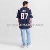 NFL22ed60G08-bf986b Mens Nike Romeo Doubs Navy New England Patriots Game Jersey