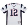 Mens Mitchell And Ness Tom Brady White New England Patriots 2000 Big And Tall Legacy Replica Jersey