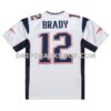 Mens Mitchell And Ness Tom Brady White New England Patriots 2000 Big And Tall Legacy Replica Jersey
