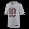 Mens Nike Drake Maye Gray New England Patriots Atmosphere Fashion Game Jersey