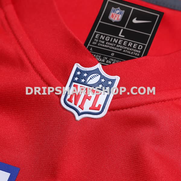 Mens Nike Red New England Patriots Alternate Custom Jersey
