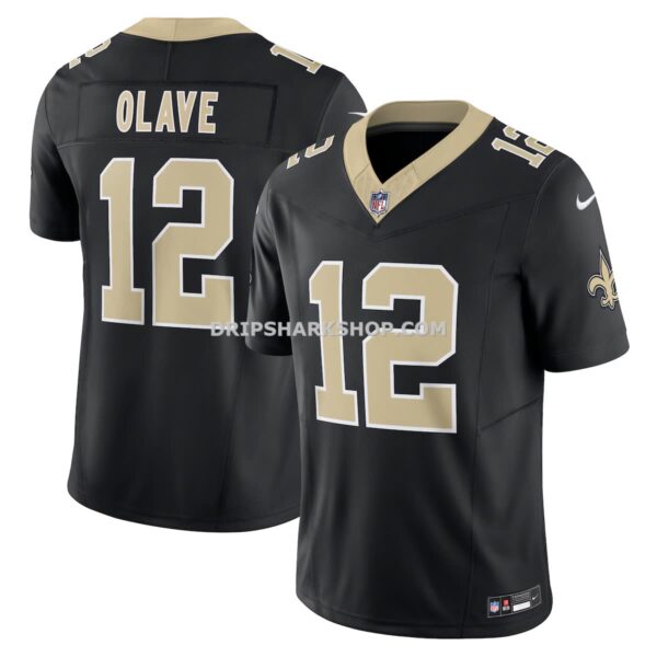 Mens Nike Chris Olave Black New Orleans Saints Vapor Fuse Limited Jersey
