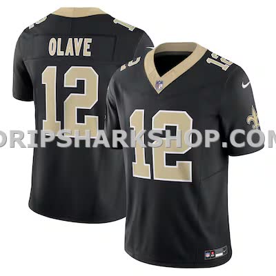 Mens Nike Chris Olave Black New Orleans Saints Vapor Fuse Limited Jersey