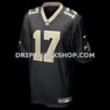 Mens Nike Trey Palmer Black New Orleans Saints Team Game Jersey