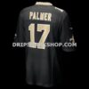 Mens Nike Trey Palmer Black New Orleans Saints Team Game Jersey