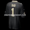 Mens Nike Number 1 Dad Black New Orleans Saints Game Jersey