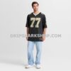 Mens Nike Carl Nicks Black New Orleans Saints Game Retired Player Jersey