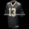 NFL230cc1G05-47ef28 Mens Nike Velus Jones Jr Black New Orleans Saints Team Game Jersey