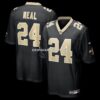 Mens Nike Devin Neal Black New Orleans Saints Team Game Jersey