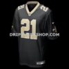 NFL2321b2G05-847ac0 Mens Nike Justin Reid Black New Orleans Saints Team Game Jersey