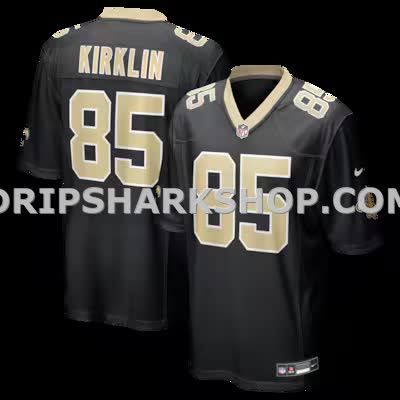 Mens Nike Jontre Kirklin Black New Orleans Saints Team Game Jersey