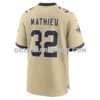 Mens Nike Tyrann Mathieu Gold New Orleans Saints Gameday Golds Alternate Game Player Jersey