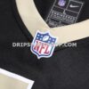 Mens Nike Spencer Rattler Black New Orleans Saints Team Game Jersey