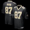 Mens Nike Joe Horn Black New Orleans Saints Game Retired Player Jersey