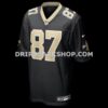 Mens Nike Joe Horn Black New Orleans Saints Game Retired Player Jersey