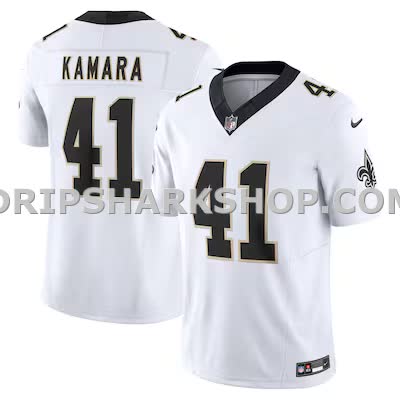 Mens Nike Alvin Kamara White New Orleans Saints Vapor Fuse Limited Jersey