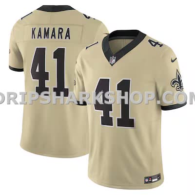 Mens Nike Alvin Kamara Gold New Orleans Saints Gameday Golds Alternate Vapor Fuse Limited Jersey