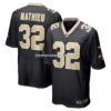 Mens Nike Tyrann Mathieu Black New Orleans Saints Game Jersey