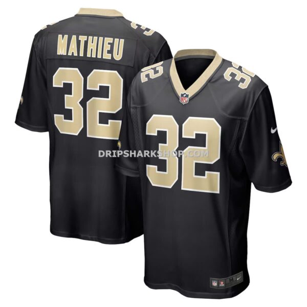 Mens Nike Tyrann Mathieu Black New Orleans Saints Game Jersey